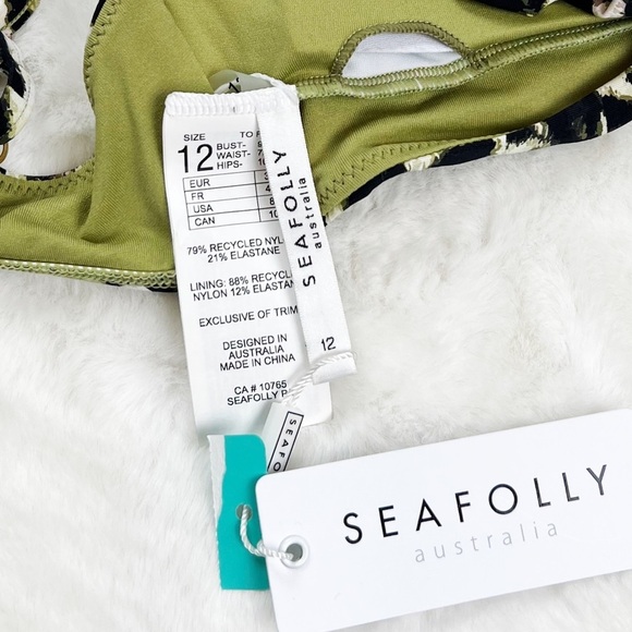 Seafolly Mandalay Twist Tie Front bikini Top - Picture 7 of 9